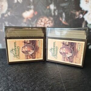 Vtg The Beethoven Treasury Part 1 & 2 CASSETTE SETS - Readers Digest - 1981‎